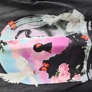 CIVILREGIME black Washed Small Tshirt #36